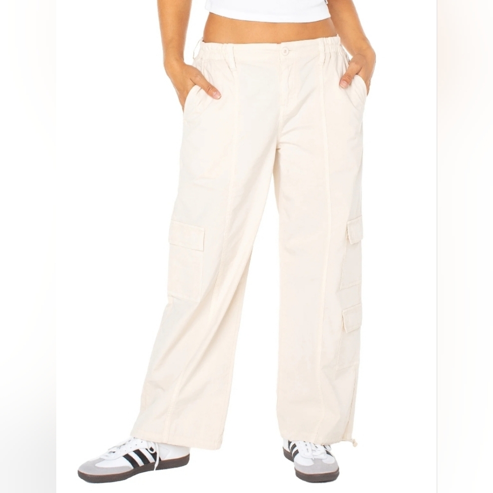 Celebrity Pink Junior's Parachute Cargo Pants size L NWT